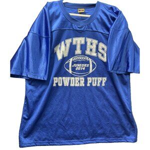 Pro Mark WTHS Powder Puff Juniors 2014 Jersey Blue Size Adult L/XL Rain #3